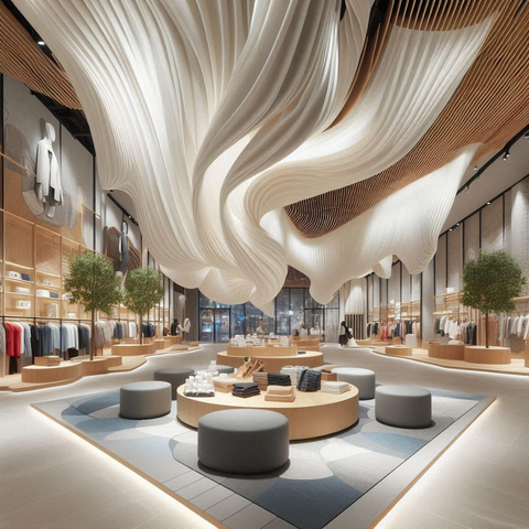 Retail space - AI Generated Image