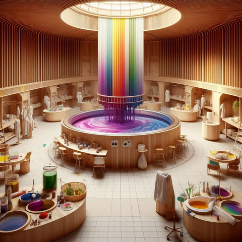 Dye Bath - AI Generated Image